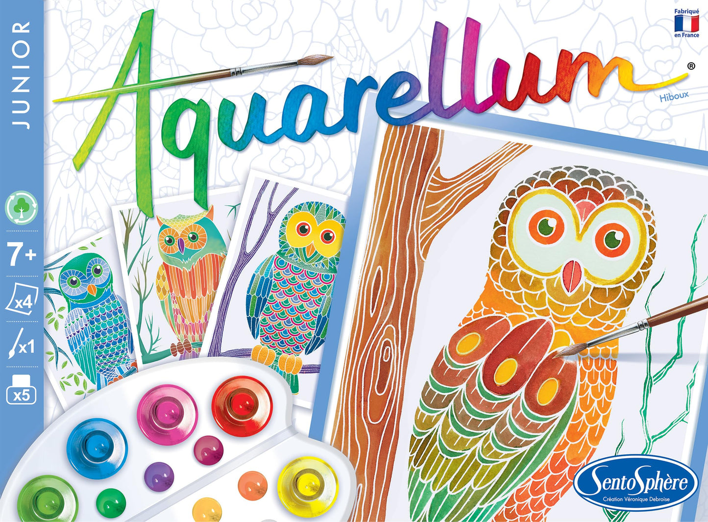 Sentosphre Aquarellum Junior - Owls