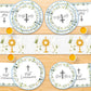 LyhongParty First Communion Decorations, First Communion Paper Plates and Napkins (Serves 25), Blue Baptism Plates and Napkins,B