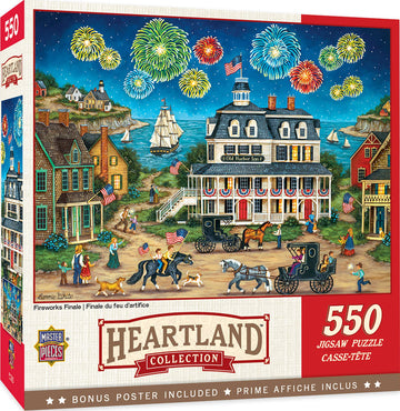 Masterpieces 550 Piece Jigsaw Puzzle For mature-themeds and Family -  Finale - 18x24
