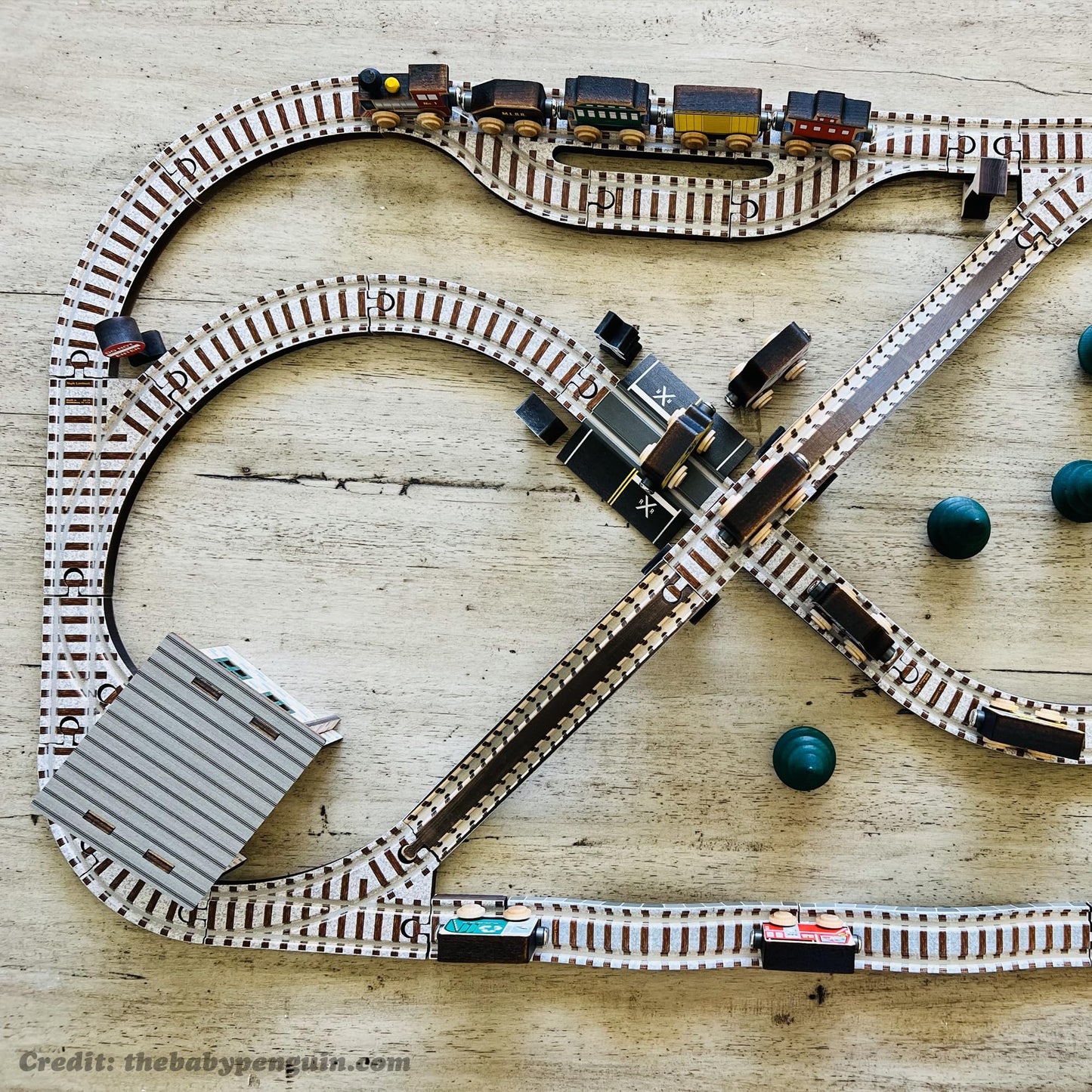 NameTrain Town Set - Made in USA