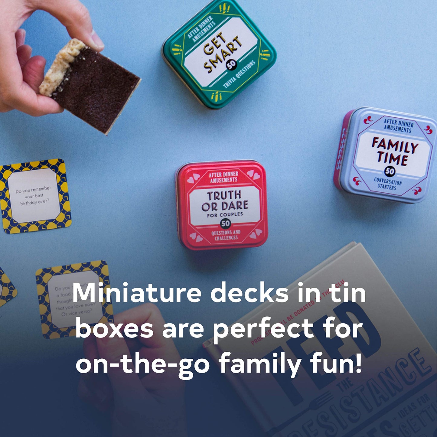 Chronicle Books After Dinner Amusements Conversation Game - Do You Remember? - Small Tin - 50 Questions for Family & Friends