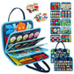 lucdnc Busy Board Montessori Toys, 10 Pages Felt Activity Book