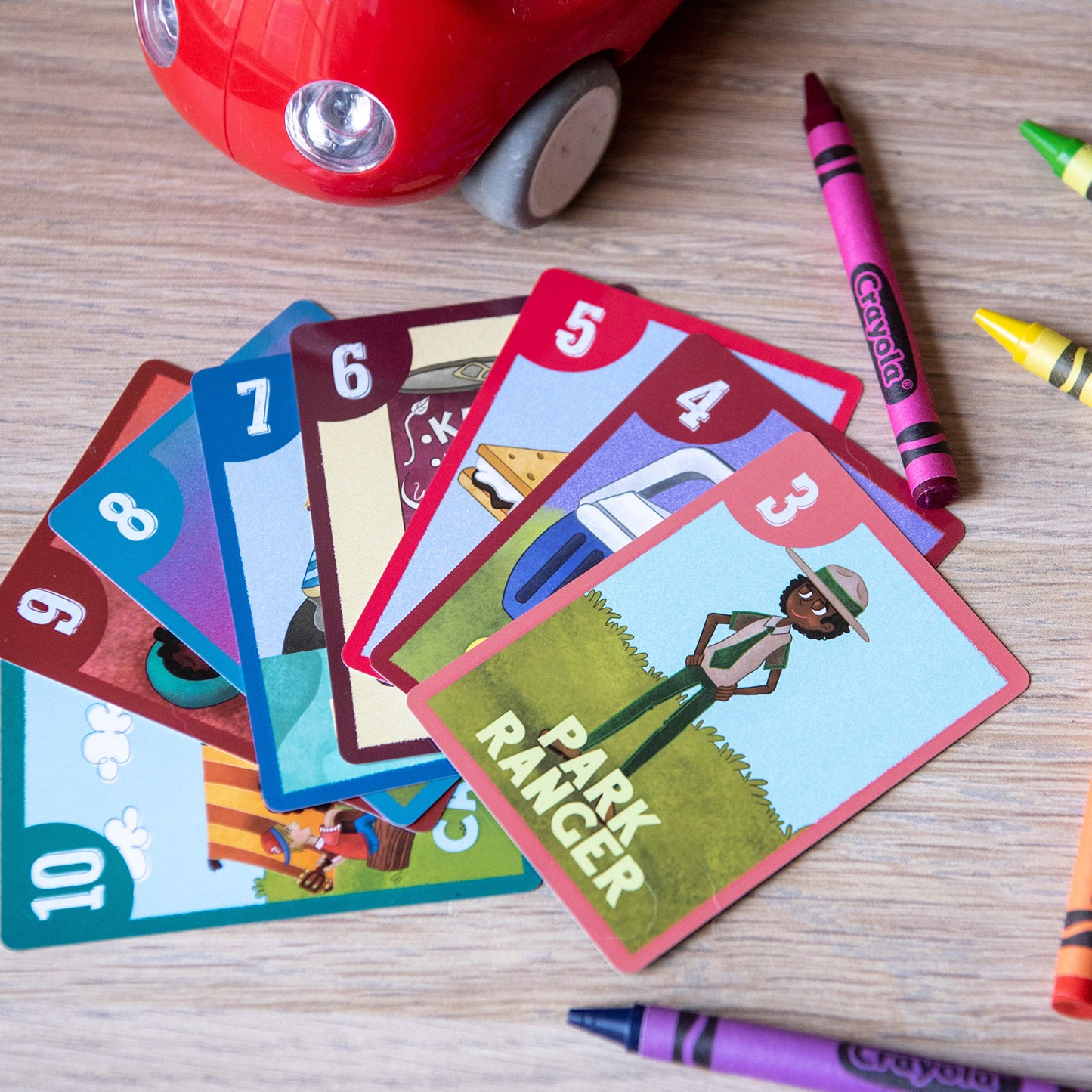Upbounders By Little Likes Kids - Camping Outdoors Go Fish! Card Game - Classic Family Game For Kids Toddlers Preschool - Divers