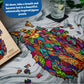 Wooden Jigsaw Puzzles For Adults Xl 330 Piece (18   X12.7   ) - Cat Wood Puzzle For Adults By The Puzzled Tree Unique Puzzles