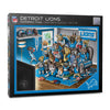 YouTheFan unisex mature-themed Detroit Lions Purebred Fans 500pc Puzzle A Real Nailbiter   Team Colors  500 Piece US