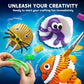 Klever Kits Glow in The Dark Sea Shell Painting Kit, Multi Color, Small, Arts & Crafts for Ages 6-12, Creative Art Supplies