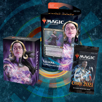Magic: The Gathering Liliana Death Mage Planeswalker Deck | M21 | 60 Cards | Multicolor | C76570000