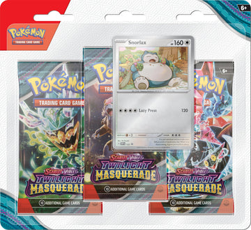 Pokemon TCG Scarlet & Violet Twilight Masquerade Blister - 3 Boosters, Multicolored, Model POC1062