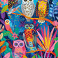 Cross & Glory 1000 Piece Jigsaw Puzzle - Hootenanny Design, Large Size, 1.8MM Thickness Cardboard, Vibrant Owl & Garden Theme