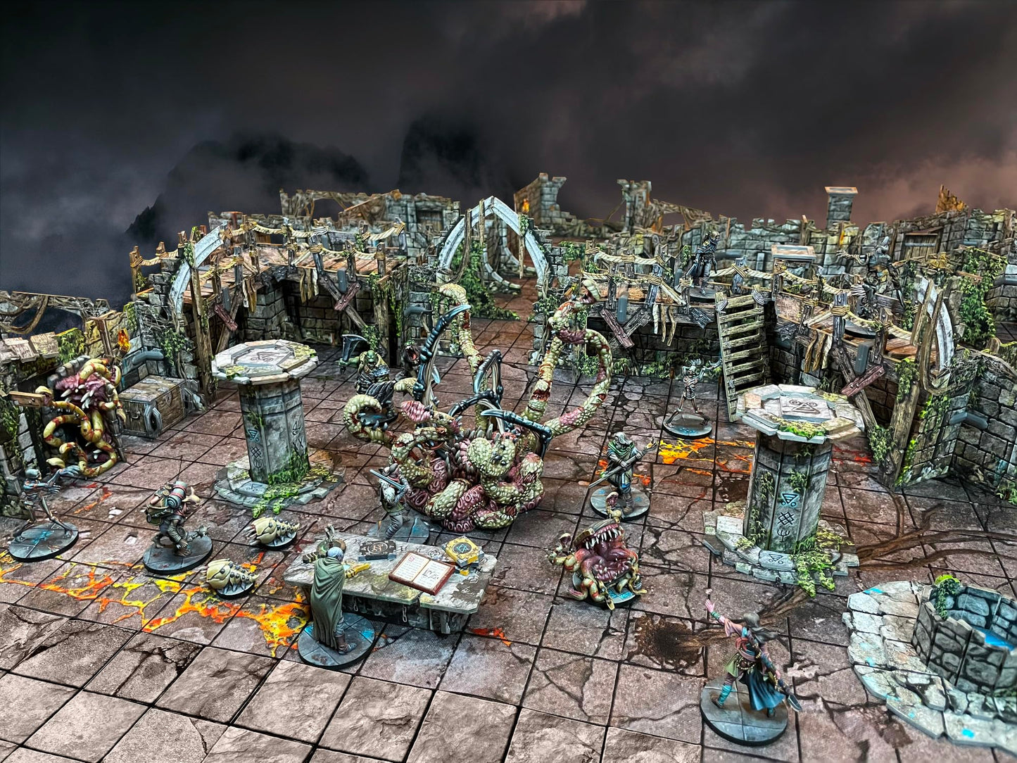Maladum Oblivions Maw Expansion - Fantasy Dungeon Crawler Game Immersive Terrain Solo, Co-op and Adversarial Play