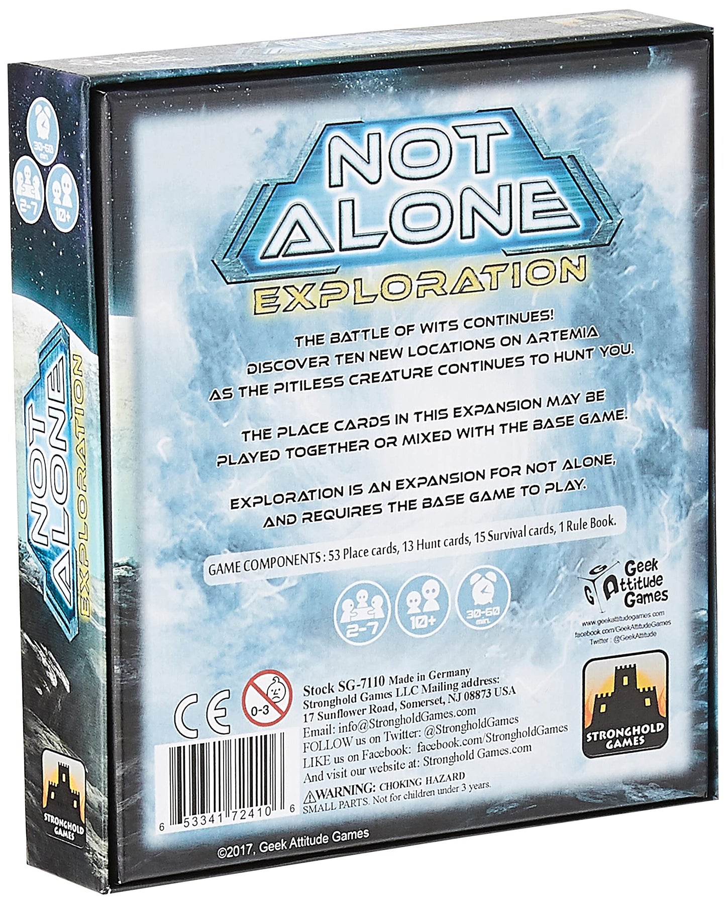 Stronghold Games Not Alone: Exploration Expansion - Cardstock Board Game Model STG07110
