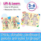 The Learning Journey: Lift & Learn Inside Of Me – Human Body Layered 28 Piece Jigsaw Puzzles- Montessori School - Learning Educational Toy For Baby - Kids Ages 3 And Up Non-Toxic & Bpa Free