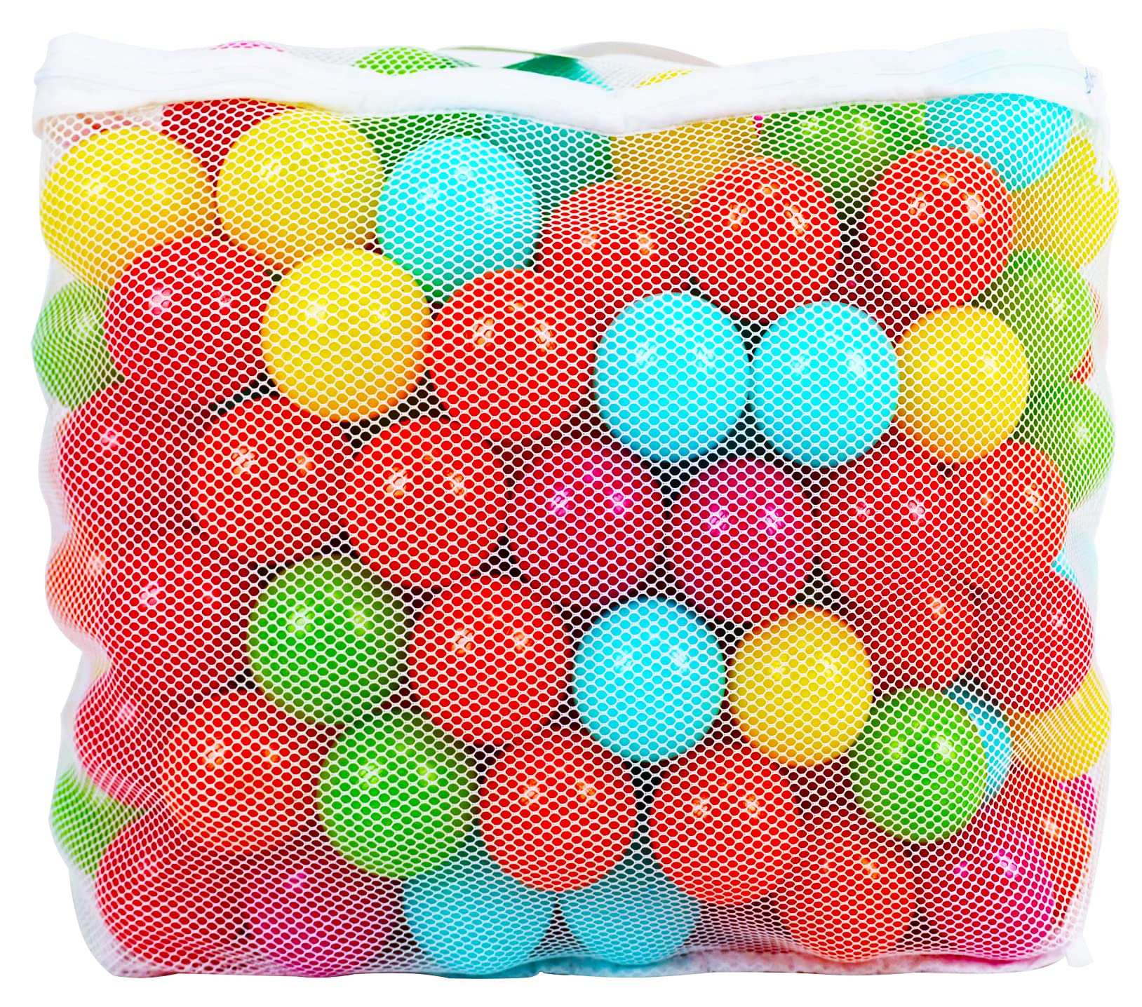 Elevon 2.3-Inch Phthalate Free Bpa Free Non-Toxic Crush Proof Play Balls Pit Balls- 6 Bright Colors In Reusable And Durable Stor