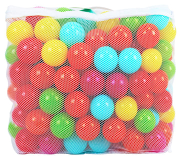 Elevon 2.3-Inch Phthalate Free Bpa Free Non-Toxic Crush Proof Play Balls Pit Balls- 6 Bright Colors In Reusable And Durable Stor
