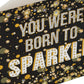 CRYSTAL ART Born to Sparkle Card Kit 18 x 18 cm