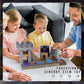 Qccx Magnetic Blocks, 100Pcs Build Magnet Cubes Set, Magnetic Stem Montessori Stacking Toys For Boys Girls Kids Ages 4 5 6 7 8 9