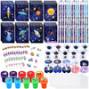 Faccito 86 Sets Space Party Favors Astronaut Party Favors Space Stationery Set Classroom Reward Gifts Prizes Notepads Pencils St