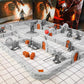 Dungeon Walls 40Pcs 28Mm Miniature Rpg Terrain Modular System Dnd Building Accessories For Tabletop Role Playing Scenes, Gift Of
