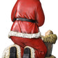 Roman Joseph'S Studio 24' H Slim Profile Santa Kneeling With Baby Jesus And Lamb, Tabletop Christmas Decoration