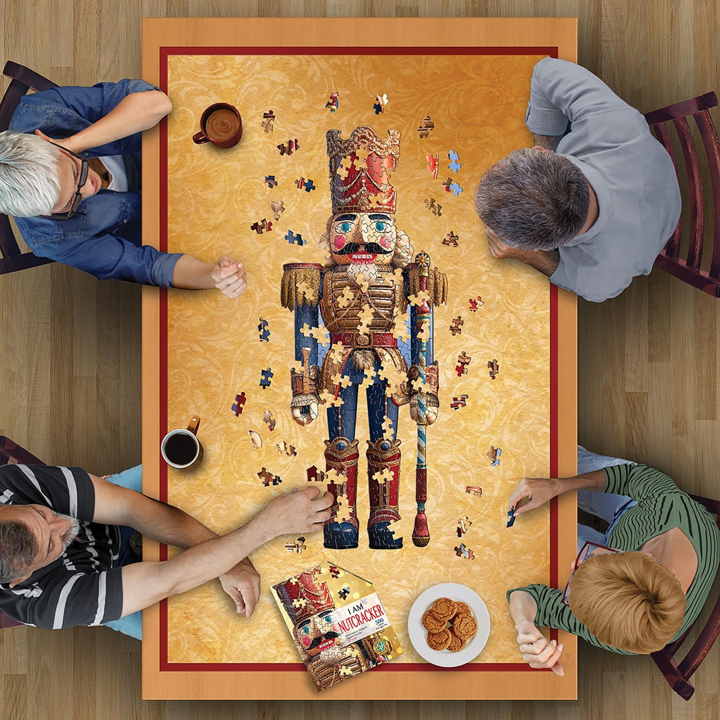 Madd Capp: I Am Nutcracker - 300 Piece Puzzle - Holiday Decor-Shaped Jigsaw, 12X29 Finished Size, Poster Reference, Educational