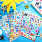 Teling 48 Sheets Ocean Stickers For Kids Ocean Animal Stickers Fish Sticker For Ocean Sea Party Favors Self Adhesive Small Wall Decal Waterproof Class Rewards For Boys Girls Teachers(Ocean Animal)
