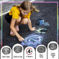 Loddie Doddie- 20Ct Bucket Of Sidewalk Chalk- Onyx Black- Long Lasting Non-Toxic Jumbo Sticks- Reusable Bucket For Hours Of Fun