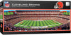 MasterPieces NFL Cleveland Browns 1000 Piece Jigsaw Puzzle - Center View Panoramic, 13"x39", Team Color, Model 91430
