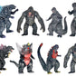 Twcare Set Of 8 King Kong Vs Godzilla Toys Movable Joint Action Figures King Of The Monsters Birthday Dinosaur Kid Gift Cake Toppers