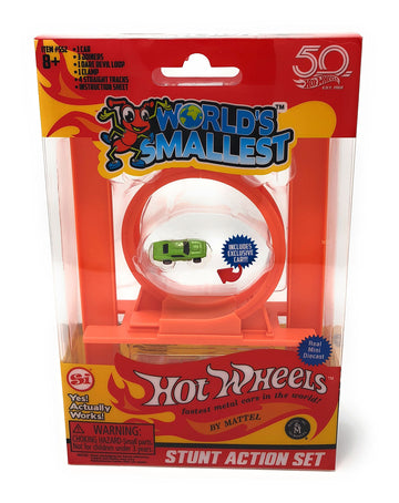 World'S Smallest Hot Wheels Stunt Action Set