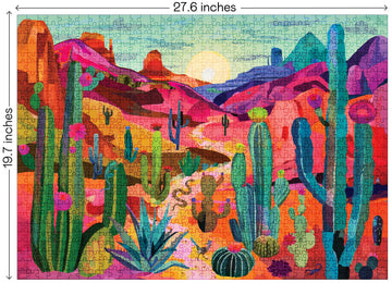 Elena Essex 1000 Piece Puzzle For Adults - Desert Hideout | Puzzles | Puzzles For Adults 1000 Pieces | Cool Cactus National Park