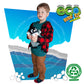 Ecobuddiez - Penguin From Deluxebase. 8 Inch Penguin Plush Toy. Eco Friendly Child Safe Penguin Stuffed Animal Made From Recycled Plastic Bottles.