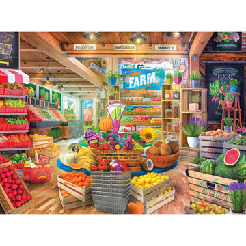 RoseArt 750-Piece Jigsaw Puzzle for Adults - My Happy Place - Multi-colored Cardboard