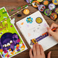 JOYIN 144 Pieces 24 Pack Assorted Halloween Themed Stationery Kids Gift Set Trick Treat Prize Party Favor Toy Including Hallowee