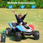 ANPABO 24V Ride on Toys for Big Kids 2 Seater, 4x200W, Ultra Spacious Seat, EVA Tires, Max 5.1 MPH, Ride On Truck w/Parent Remot