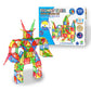 The Learning Journey Techno Tiles Super Set - 400+ Pieces Educational STEM Building Blocks, Multi Color, Plastic, Model 597637