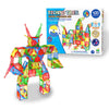 The Learning Journey Techno Tiles Super Set - 400+ Pieces Educational STEM Building Blocks, Multi Color, Plastic, Model 597637