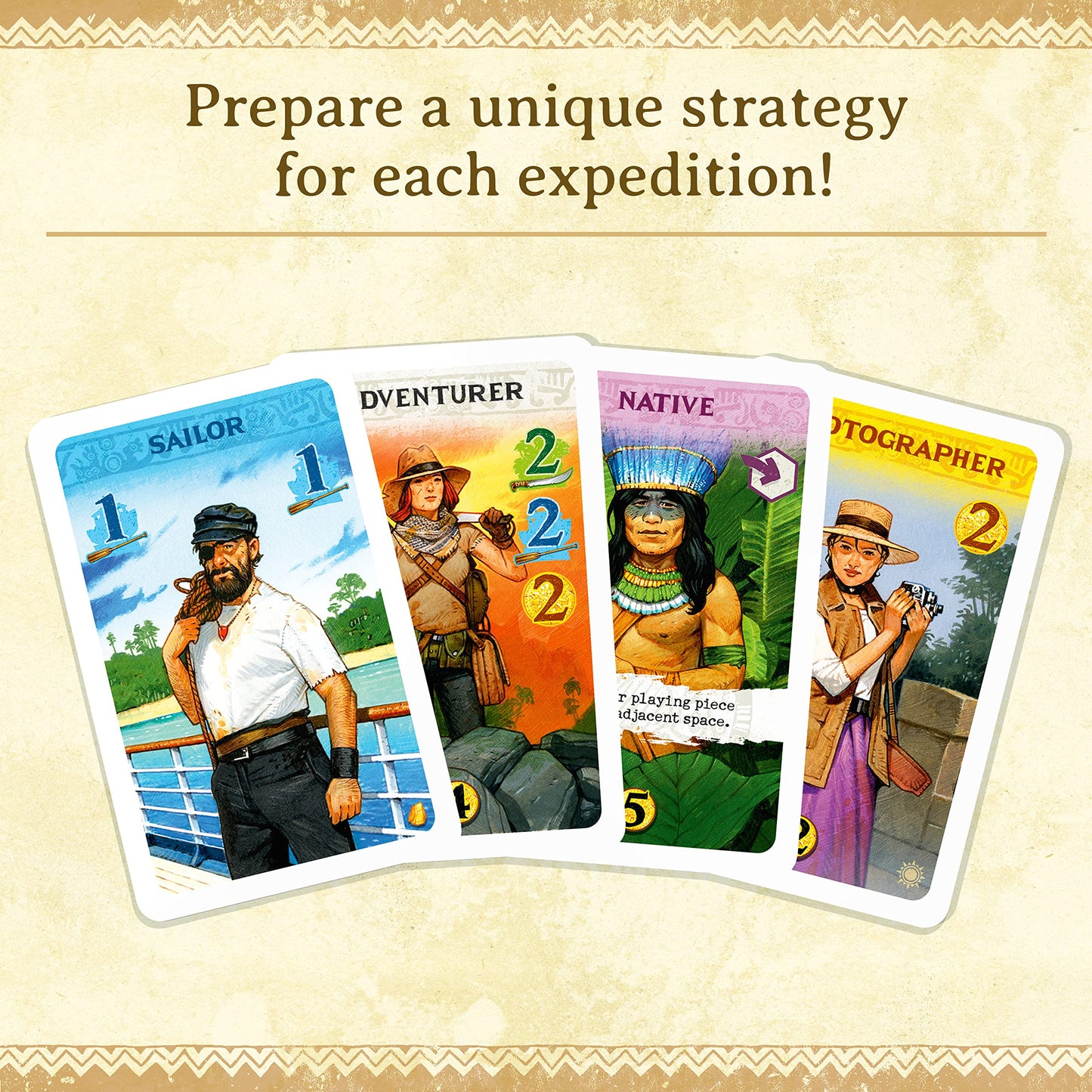 Ravensburger The Quest for El Dorado Board Game - Strategy Game for 2-4 Players, Cardboard & Plastic, Mini Expansion Included