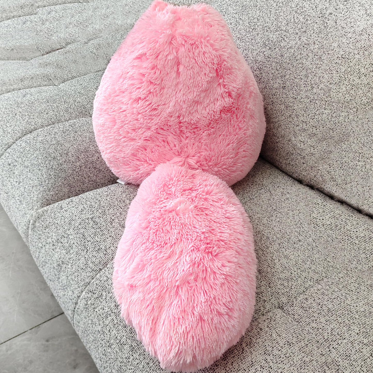 Winsterch Fluffy Giant Cat Stuffed Animal,20 Inches Large Cat Stuffed Toys,Birthday For Girls Kids Girlfriend Mother Women,Big Cute Pink Plush Stuffed Animal Plush Toy