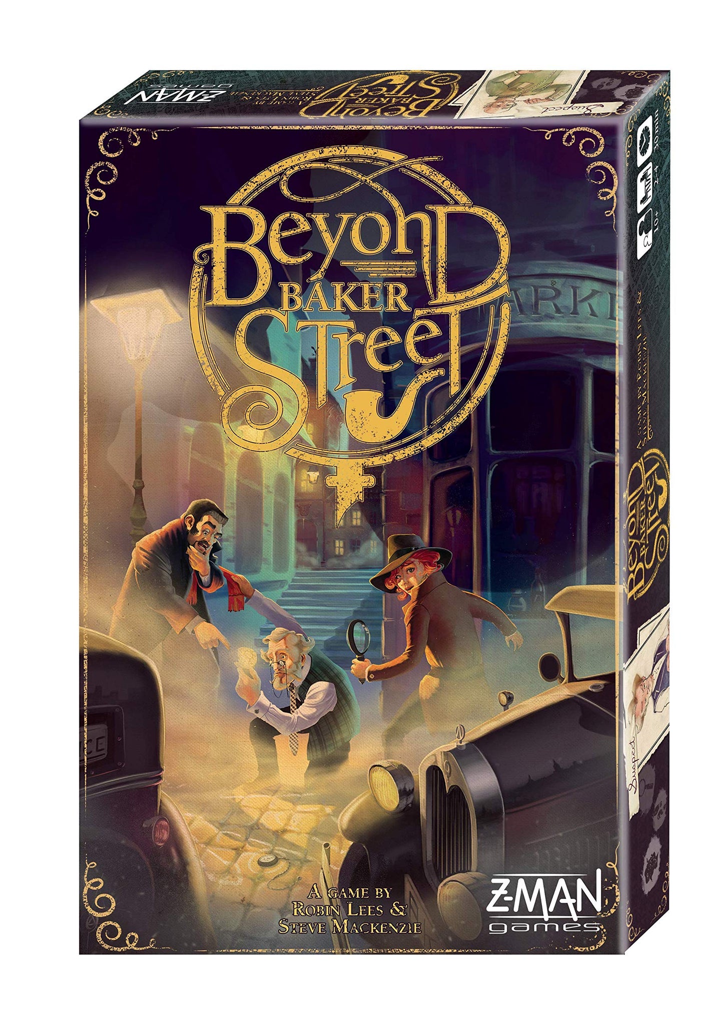 Z-Man Games Beyond Baker Street Board Game - One Size, Black, Cardboard, Model ZM7670
