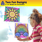 Purple Ladybug Sungemmers Window Gem Art Suncatcher Kits – Easter Gift Basket Stuffers For Kids, Birthday Gifts For Girls & Boys, Crafts For Ages 4-10, Fun Diy Art Kit For Kids 6-12