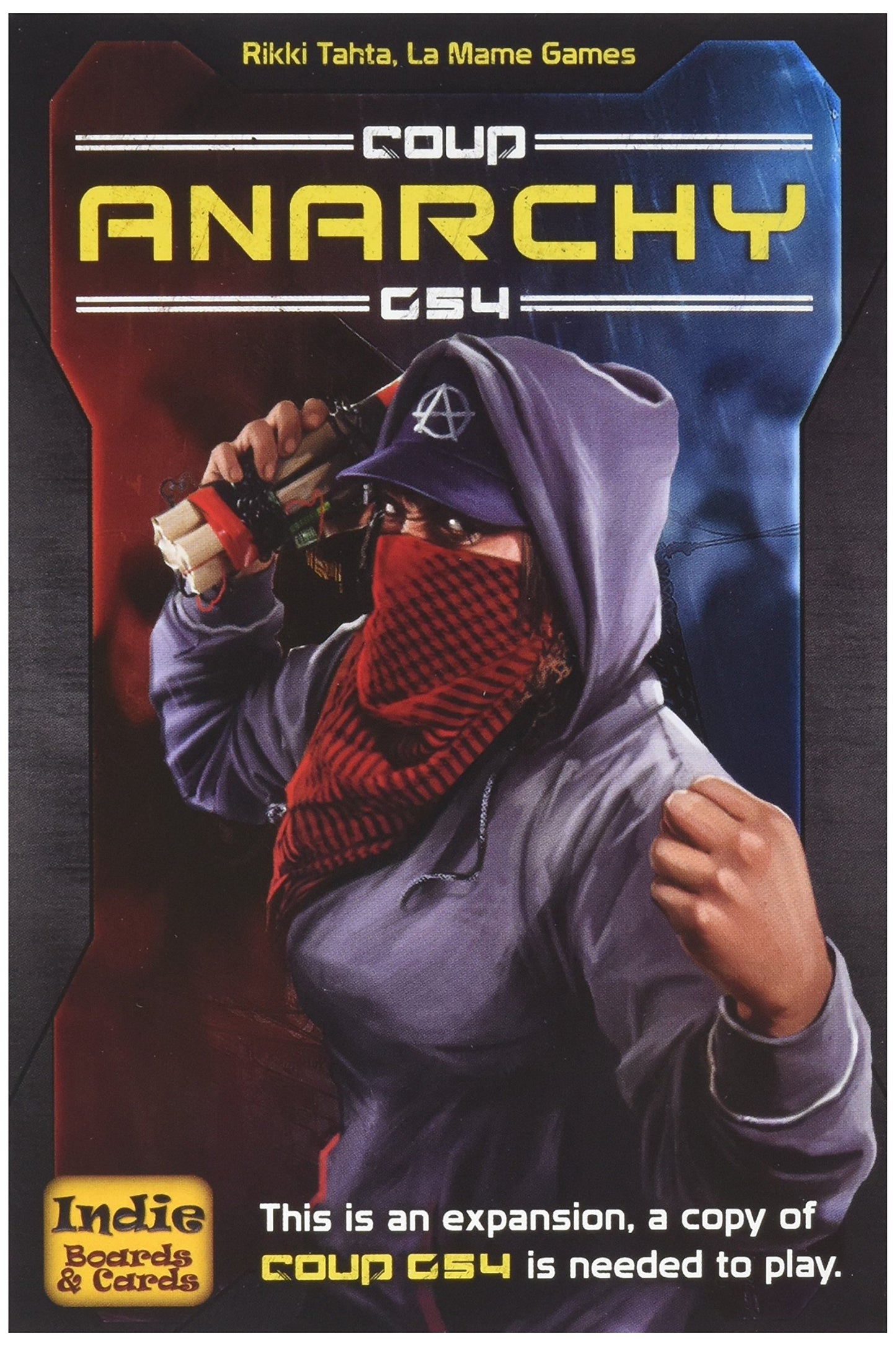 Indie Boards and Cards Coup Rebellion G54 Anarchy Game - Cardboard, White, Model IBG0CO04