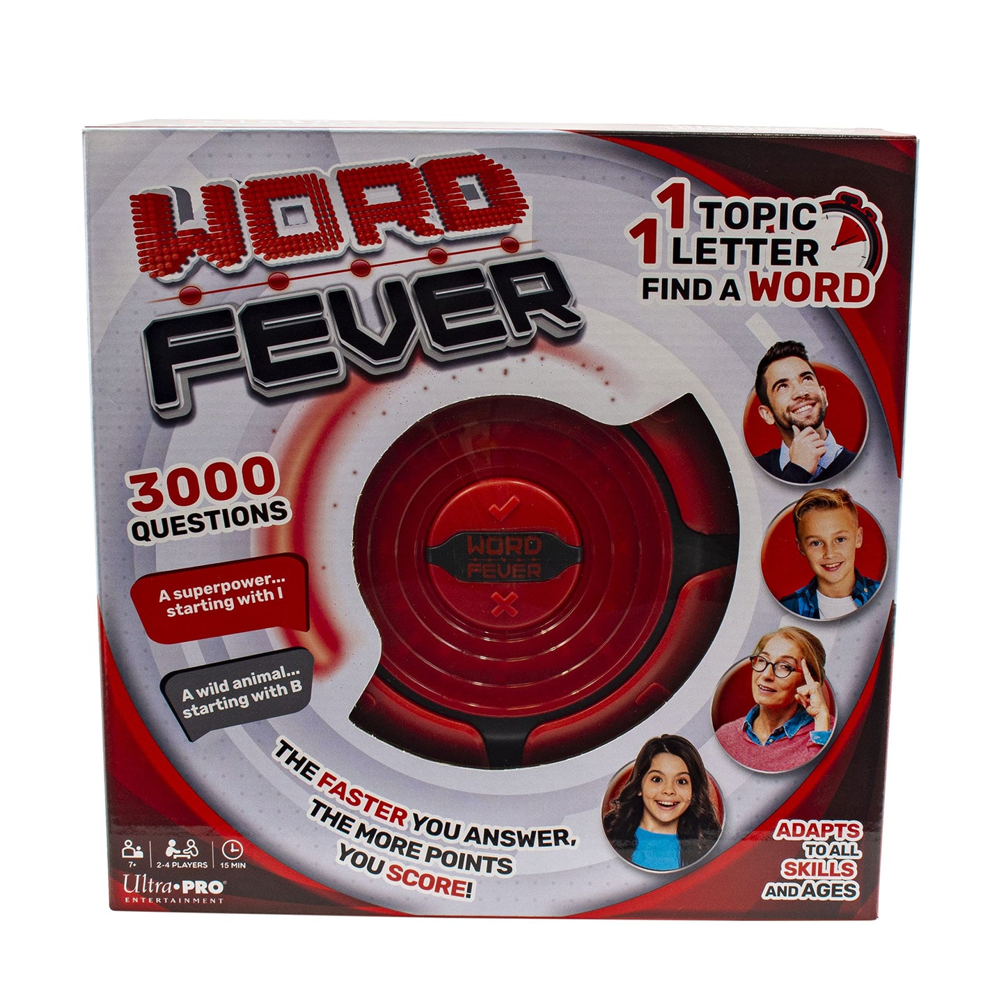 Word Fever - The Electronic Charades Game, Fun Game For Up To 4 Players, Over 250 Fun Filled Topics Ran By The Electronic Game Master, Who Will Answer The Fastest And Score The Most Points