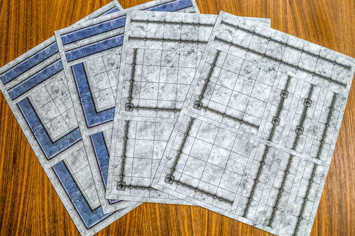 Dungeon Craft: Walls Pack 2D Terrain Set Ttrpg