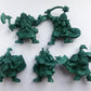 Fantasy Battles Dwarf Set 54 Mm 1/32 - 5 Fantasy Figures Tehnolog Russian Toy Soldiers Dnd Action Miniatures