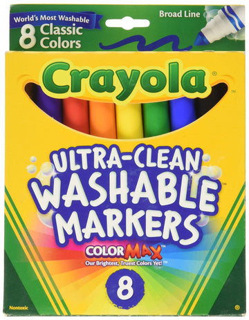 Crayola Broad Point Washable Markers - Pack of 5
