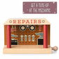 Wooden Train Track Mechanic & Station Service Building - Conductor Carl 2-in-1 Mechanic Service & Train Station for Customizing