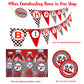 Race Car Birthday Banner Pennant