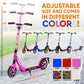Hurtle Scooter For Teenager - Kick Scooter - 2 Wheel Scooter With Adjustable T-Bar Handlebar - Folding Adult Kick Scooter With Alloy Anti-Slip Deck - Scooter With 8” Smooth Gliding Wheels By Hurtle