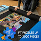 Lavievert Jigsaw Puzzle Mat Roll Up For 2000, 1500, 1000, 500 Pieces, Portable Puzzle Board Storage Saver Holder With Drawstring Closure Storage Bag & Hand Pump