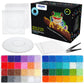 24,000 Mini Fuse Beads Kit for Adults - 48 Colors Tiny 2.6mm Beads, 5 Pegboards, 2 Tweezers - Compatible with Hama, Melty Beads,